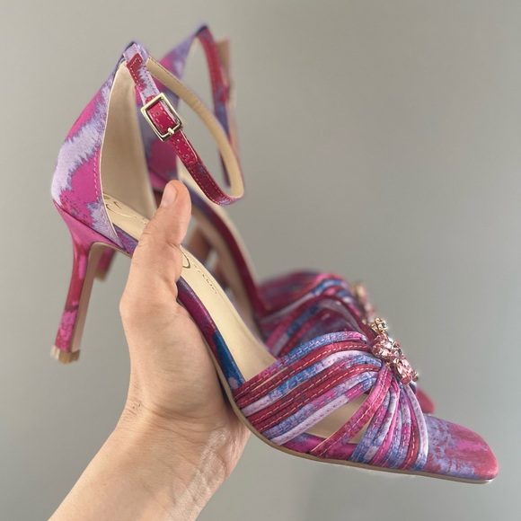 Jessica Simpson Pink and Blue Women's Heels - Picture 5 of 15